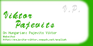 viktor pajevits business card